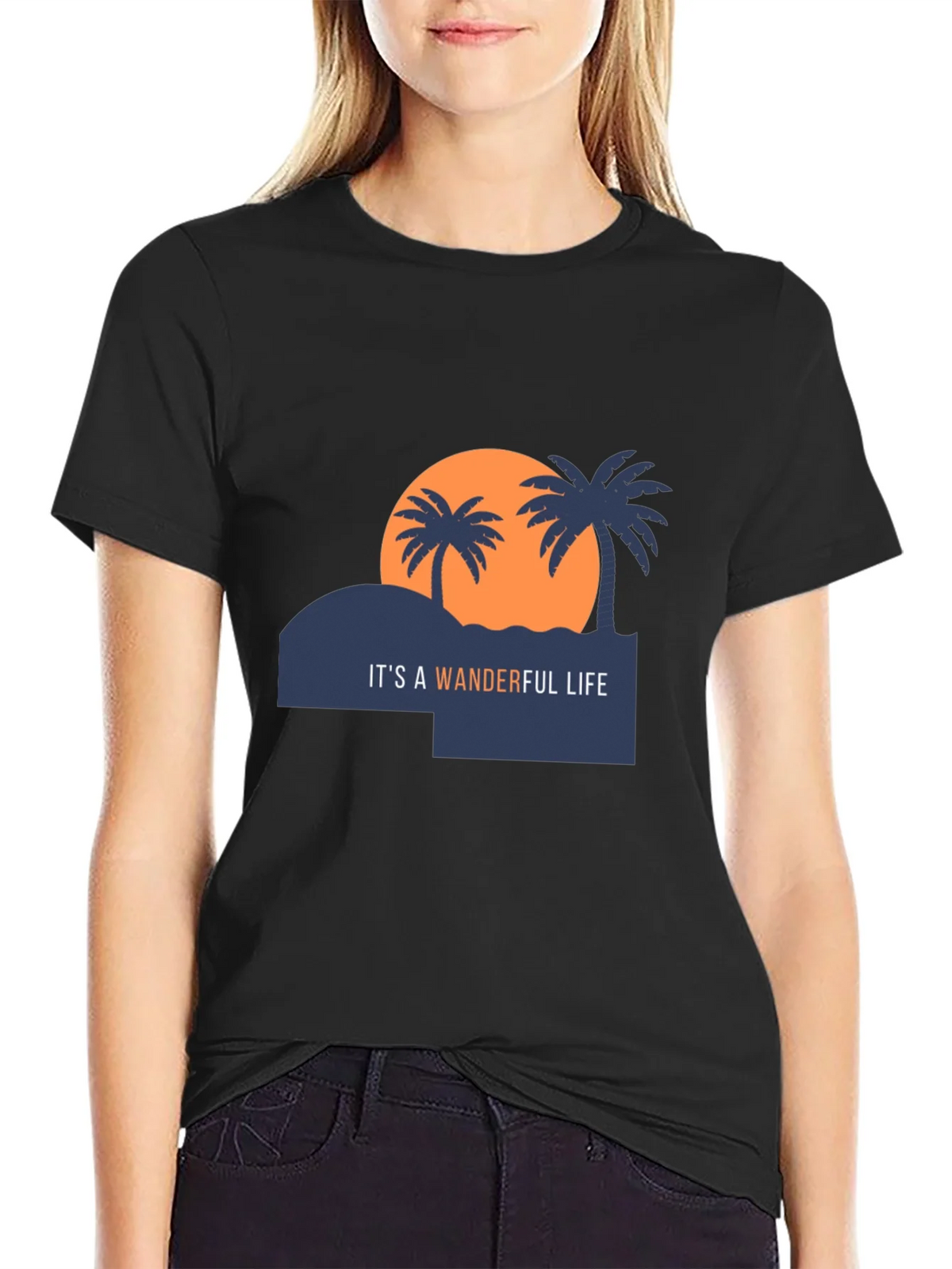 Wanderful Life Graphic Tee - Black product image 2