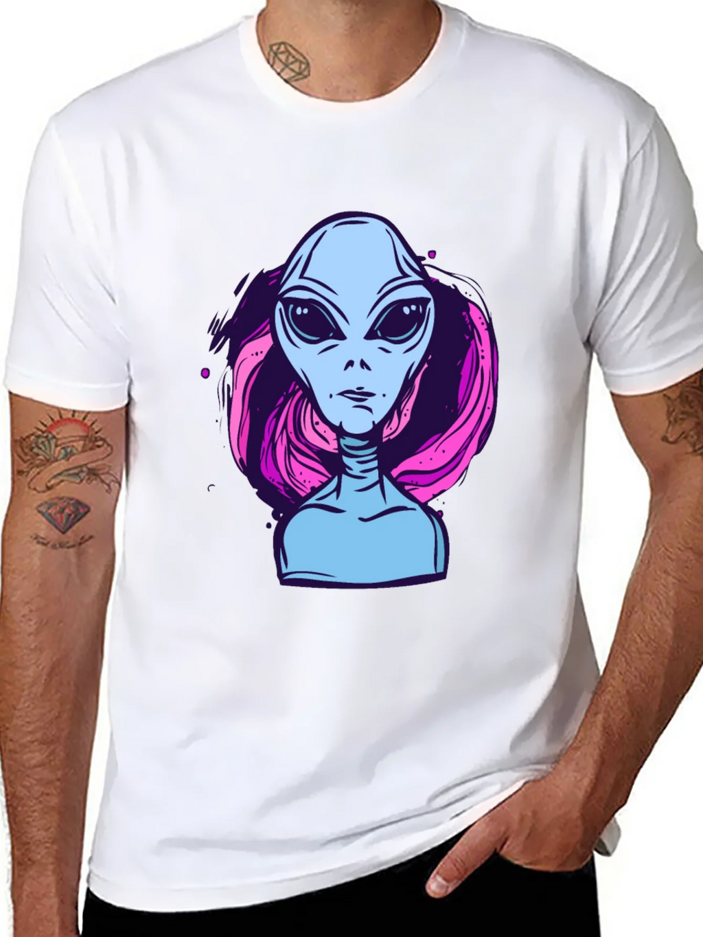 Alien Graphic Tee - Retro Style product image 7