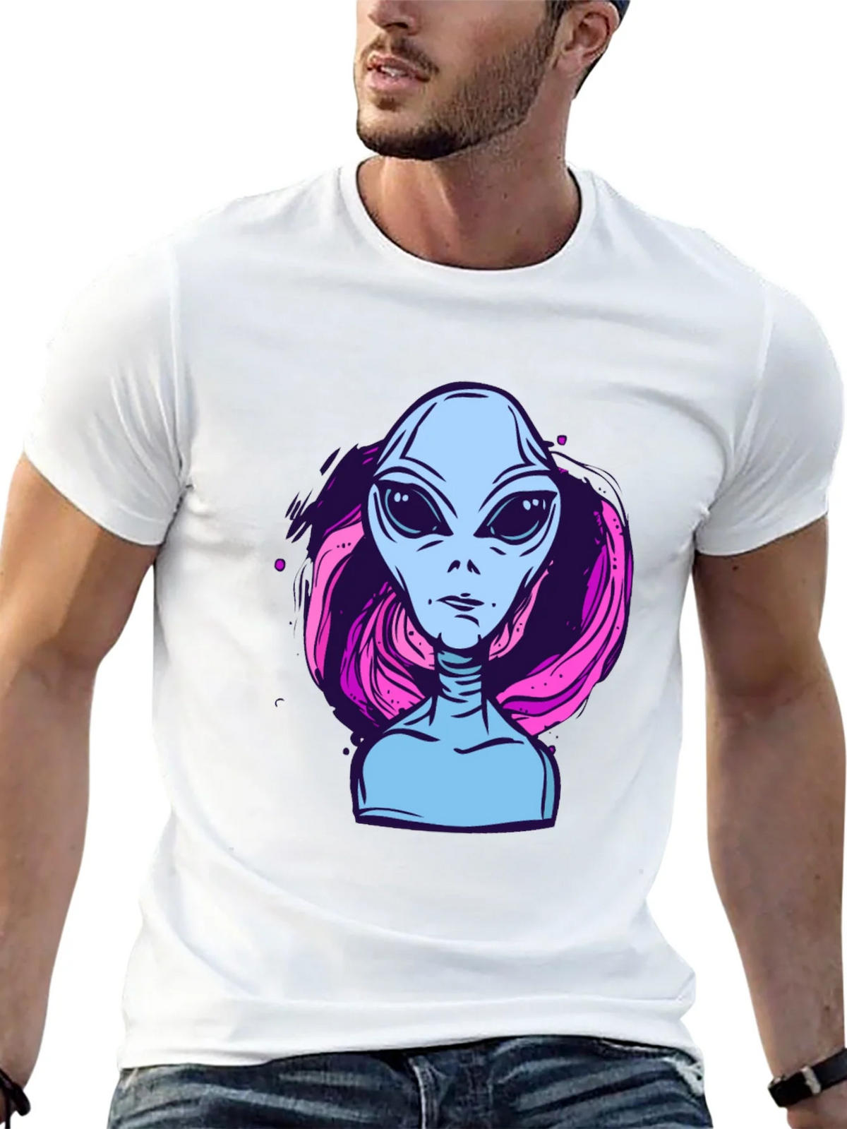 Alien Graphic Tee - Retro Style product image 12