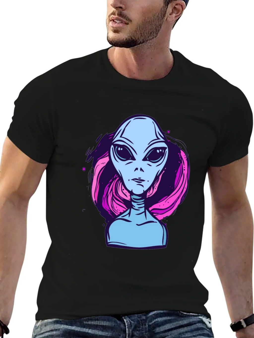 Alien Graphic Tee - Retro Style product image 6