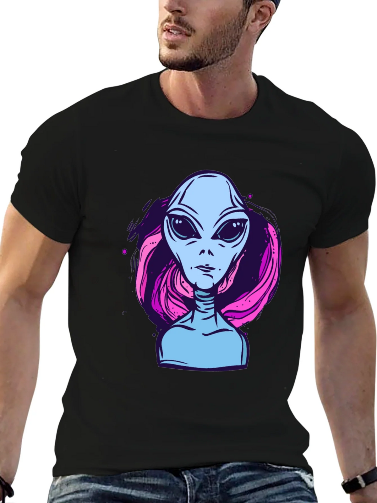 Alien Graphic Tee - Retro Style product image 6