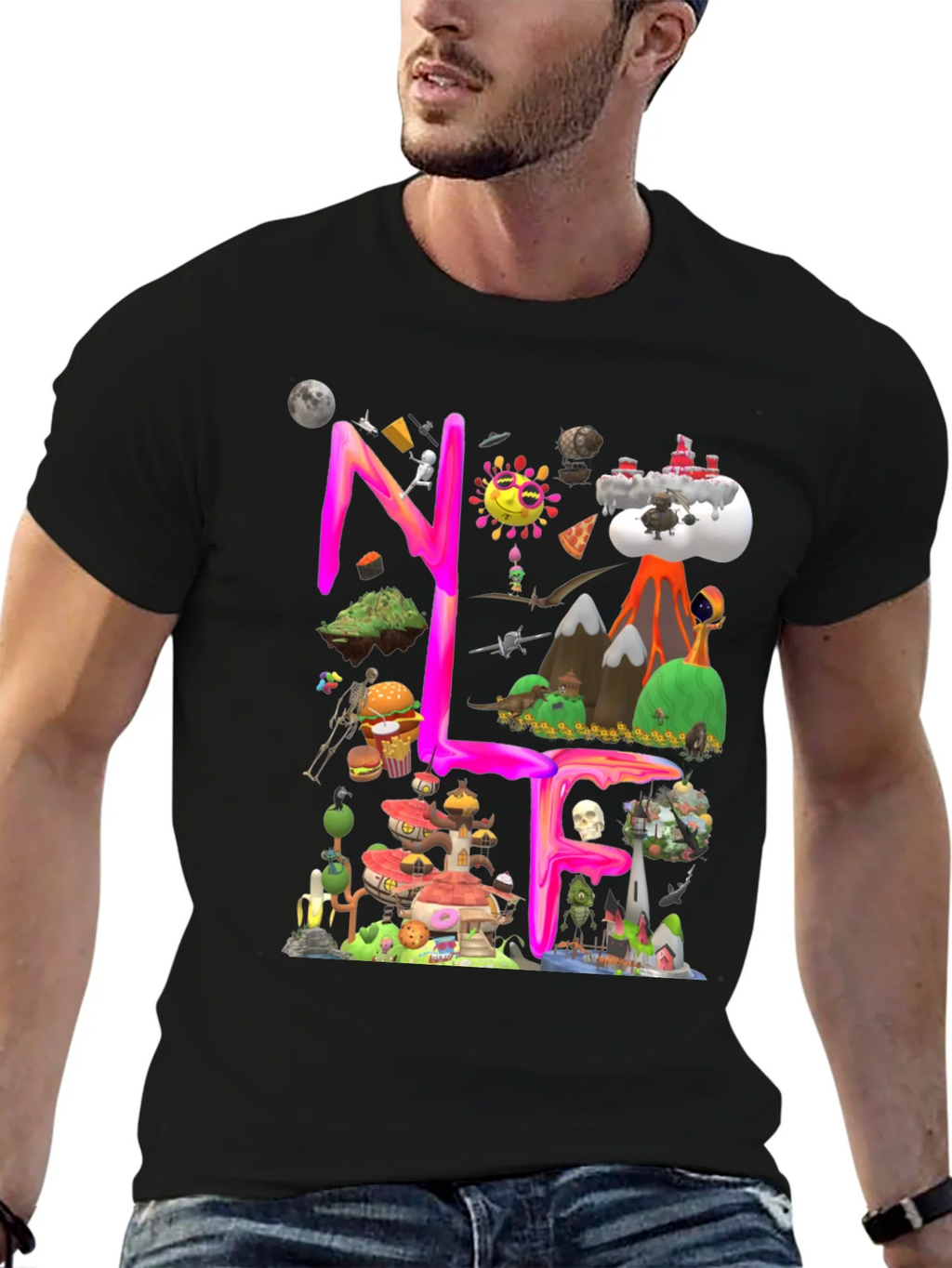 Novelty NL4 T-Shirt - Funky Design Comfortable Fit product image 6