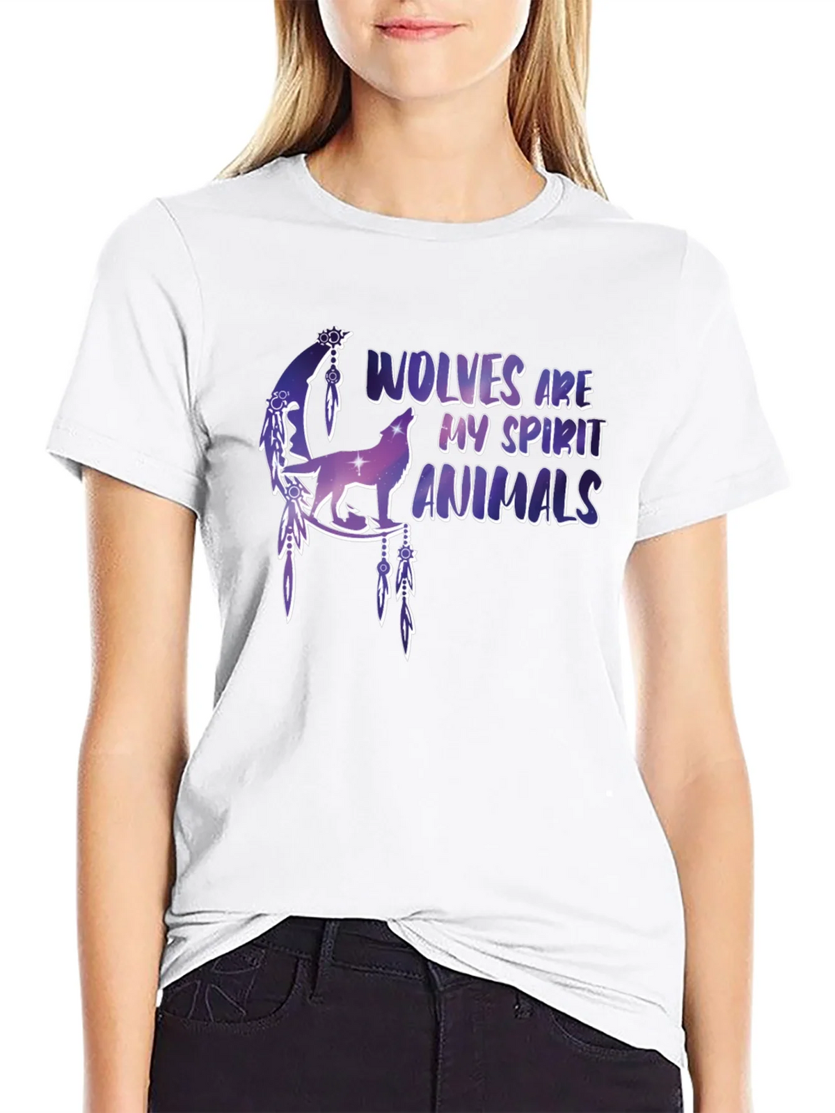 Wolf Spirit Animals Graphic T-Shirt product image 8