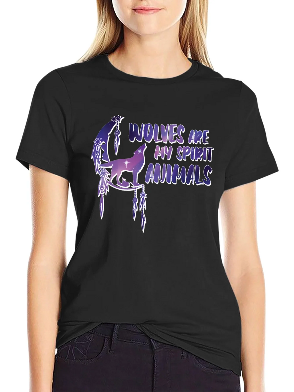 Wolf Spirit Animals Graphic T-Shirt product image 2