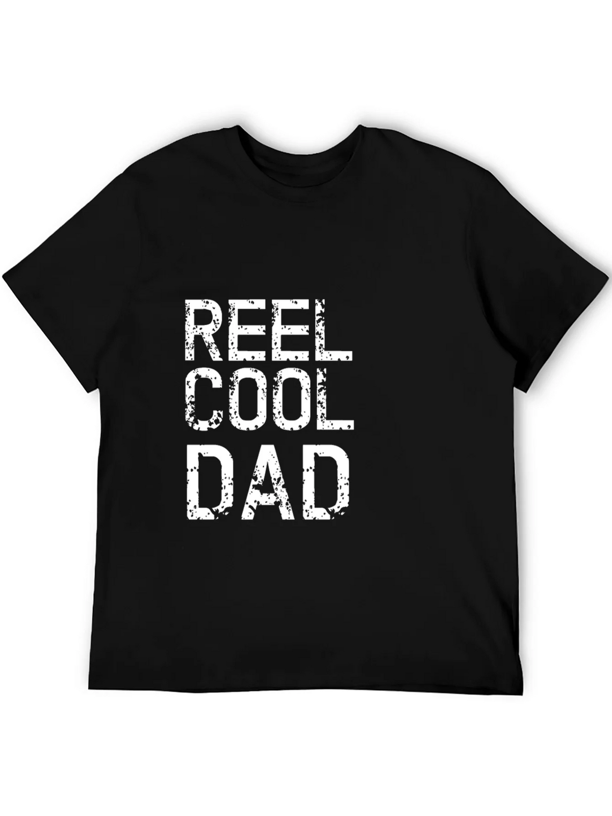 Reel Cool Dad Graphic Tee - Black Cotton T-Shirt product image 5