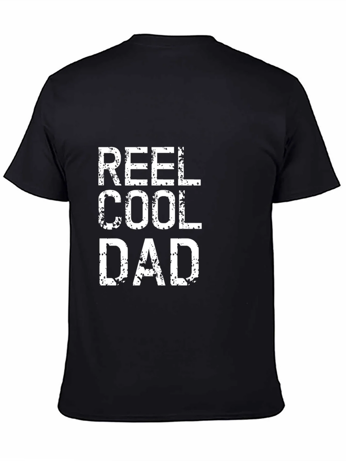 Reel Cool Dad Graphic Tee - Black Cotton T-Shirt product image 4