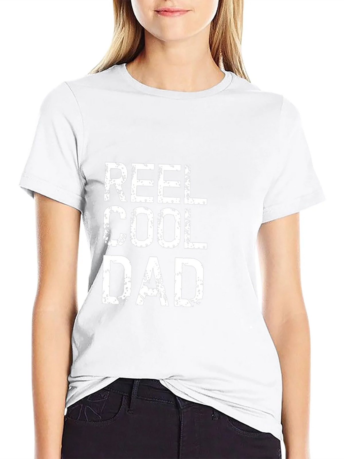 Reel Cool Dad Graphic Tee - Black Cotton T-Shirt product image 8