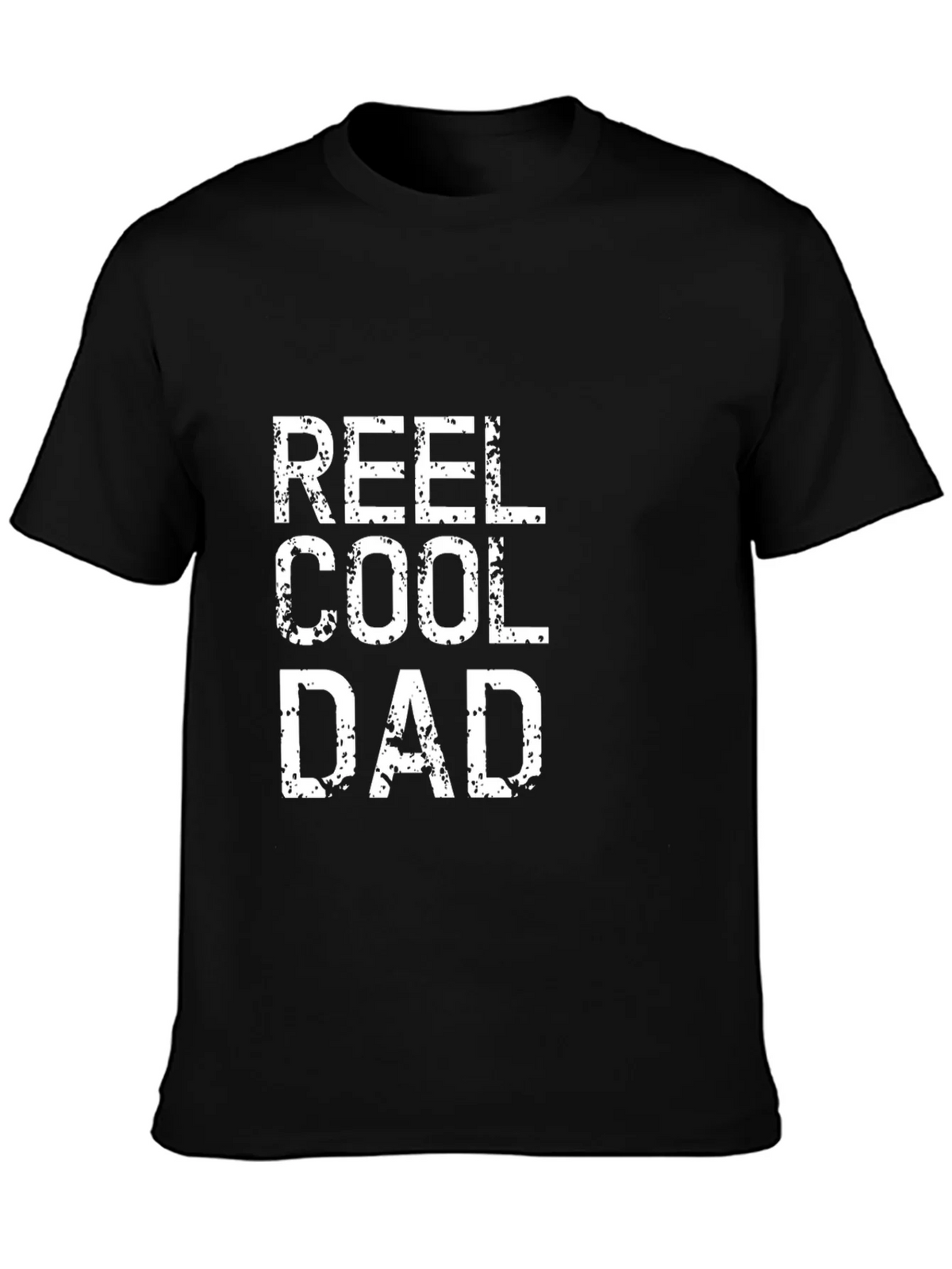 Reel Cool Dad Graphic Tee - Black Cotton T-Shirt product image 3