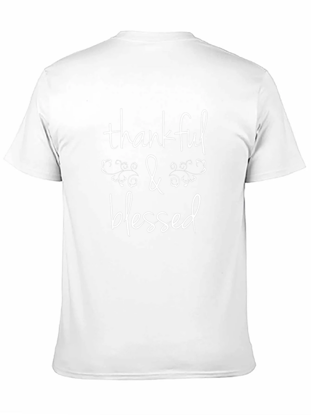 Thankful & Blessed Graphic Tee - Soft Cotton T-Shirt product image 8