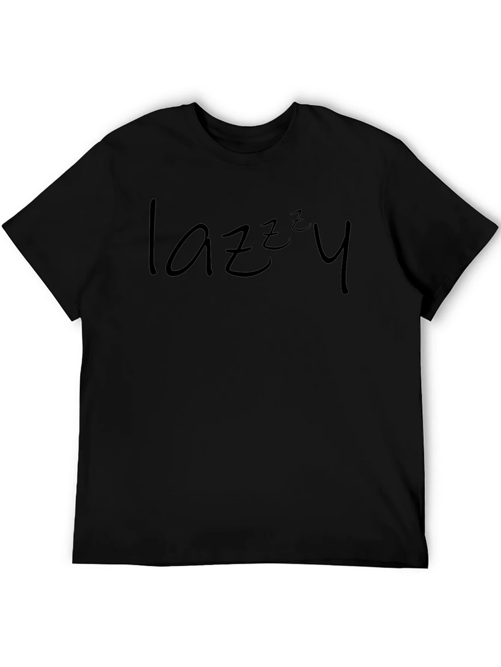 Lazy Sleepy Black T-Shirt - Comfort Style product image 2
