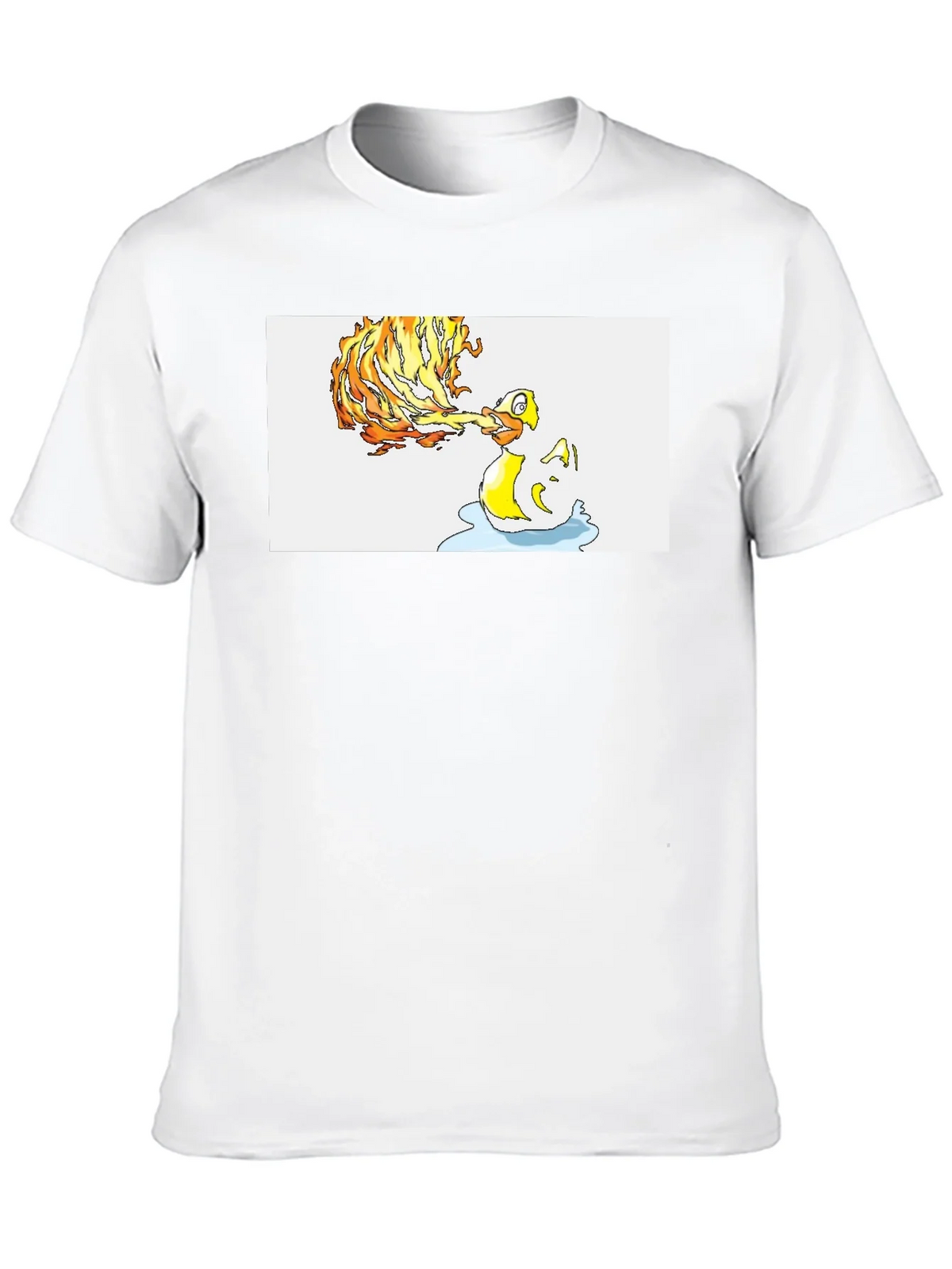 Fiery Duck T-Shirt - Unique Graphic Tee product image 9