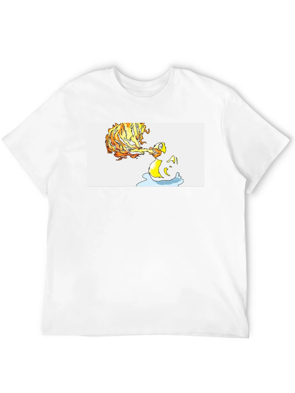 Fiery Duck T-Shirt - Unique Graphic Tee product image 11
