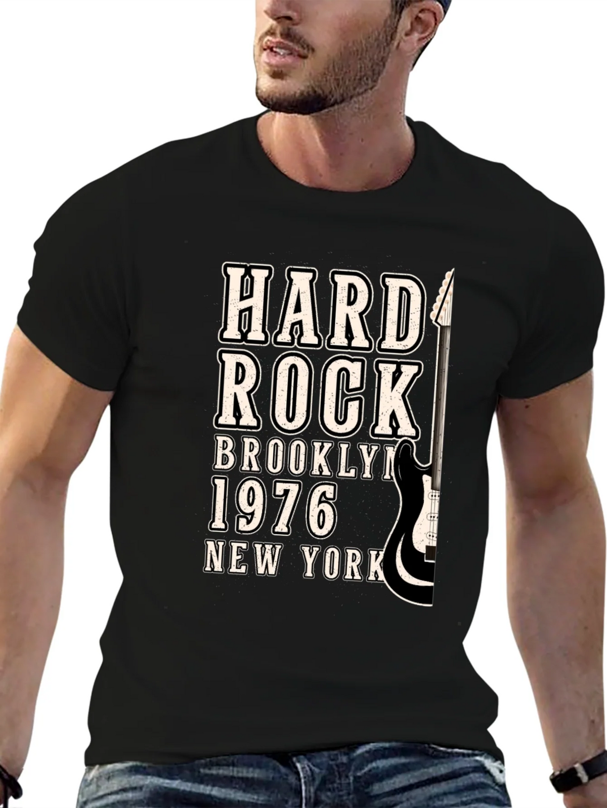 Hard Rock Brooklyn 1976 Graphic T-Shirt product image 3