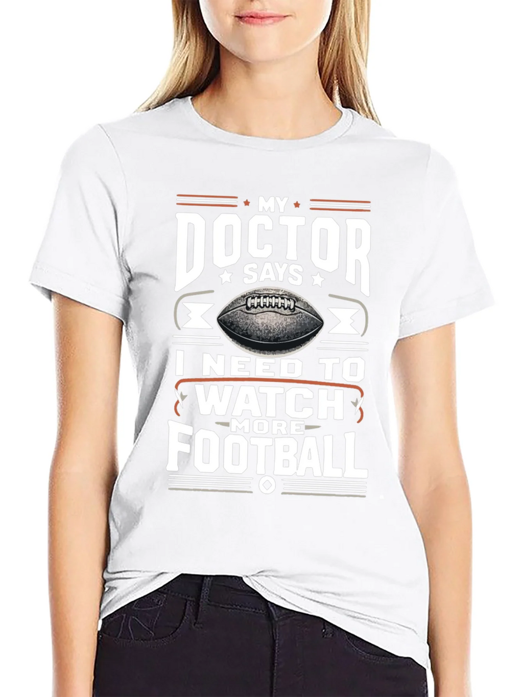 My Doctor Says Football T-Shirt product image 8