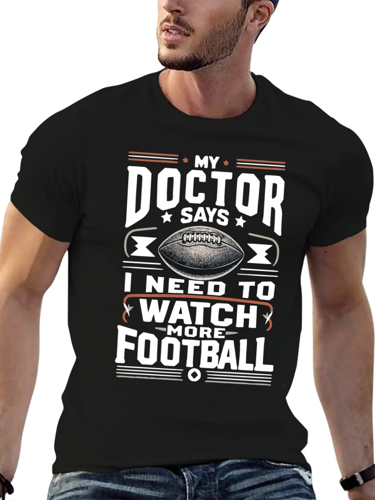 My Doctor Says Football T-Shirt product image 6