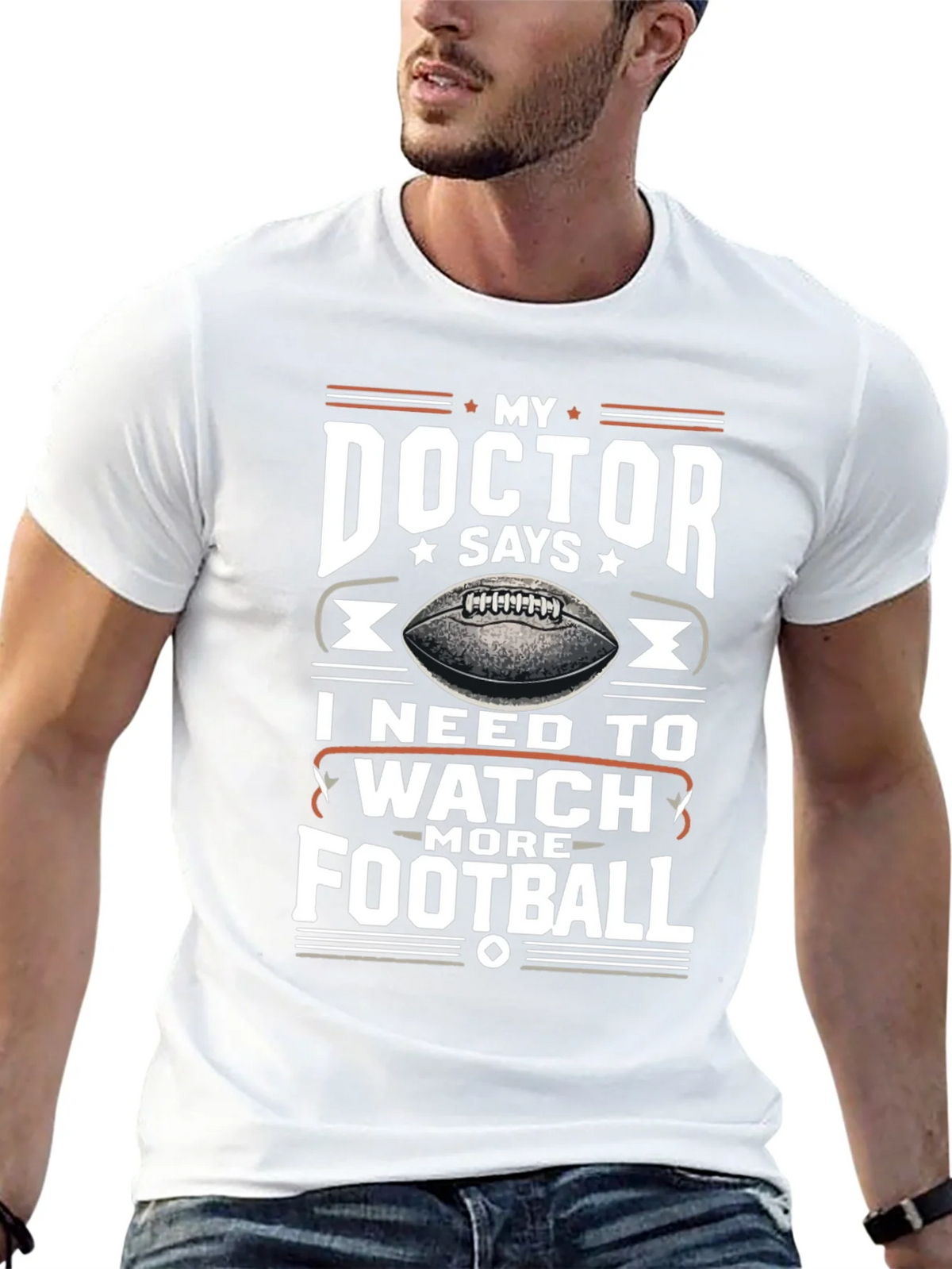 My Doctor Says Football T-Shirt product image 12