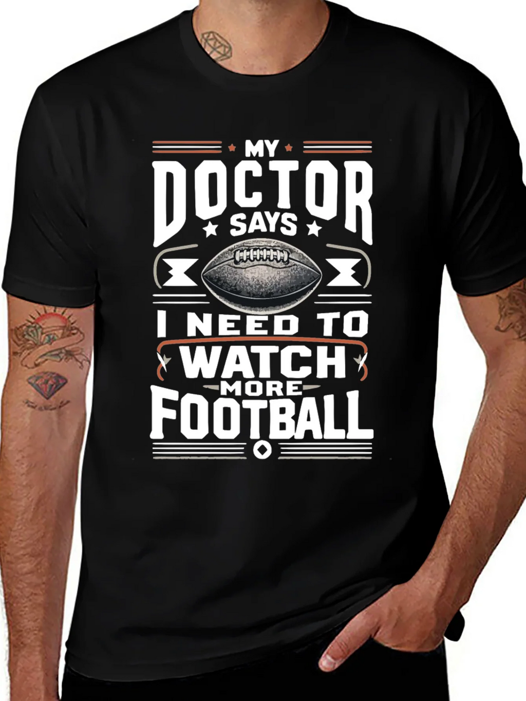 My Doctor Says Football T-Shirt product image 1