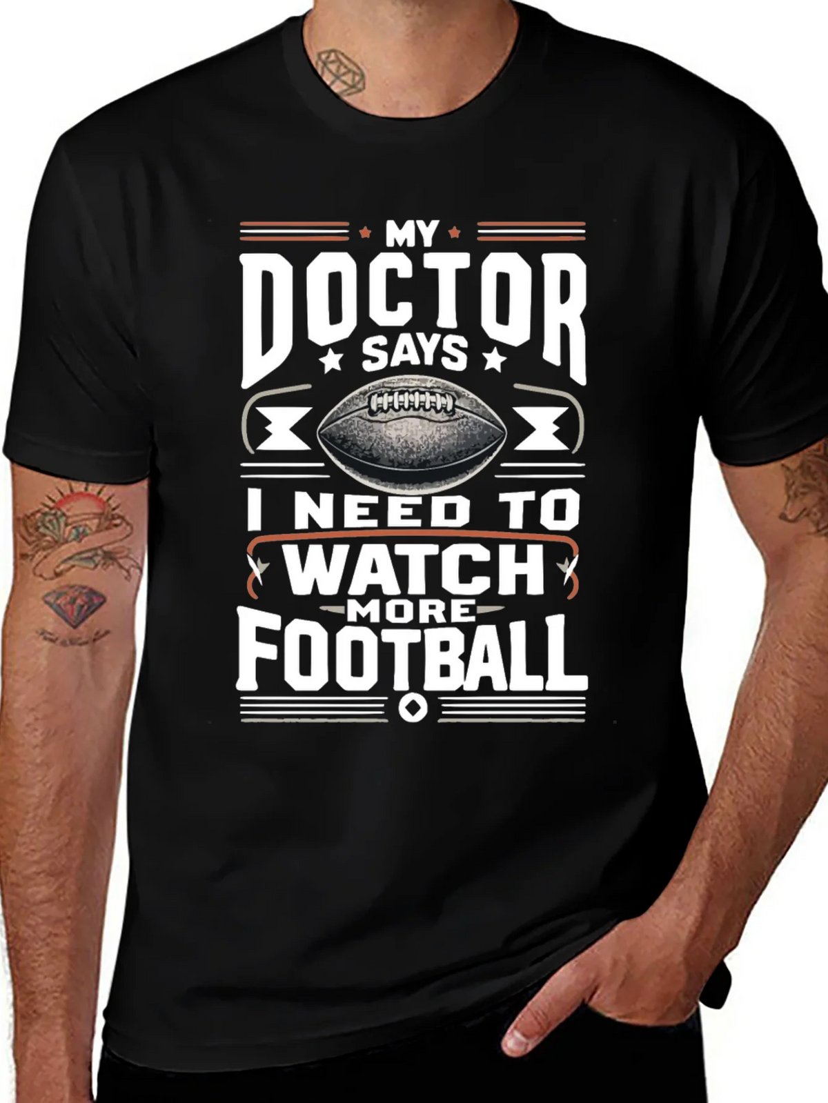 My Doctor Says Football T-Shirt product image 1