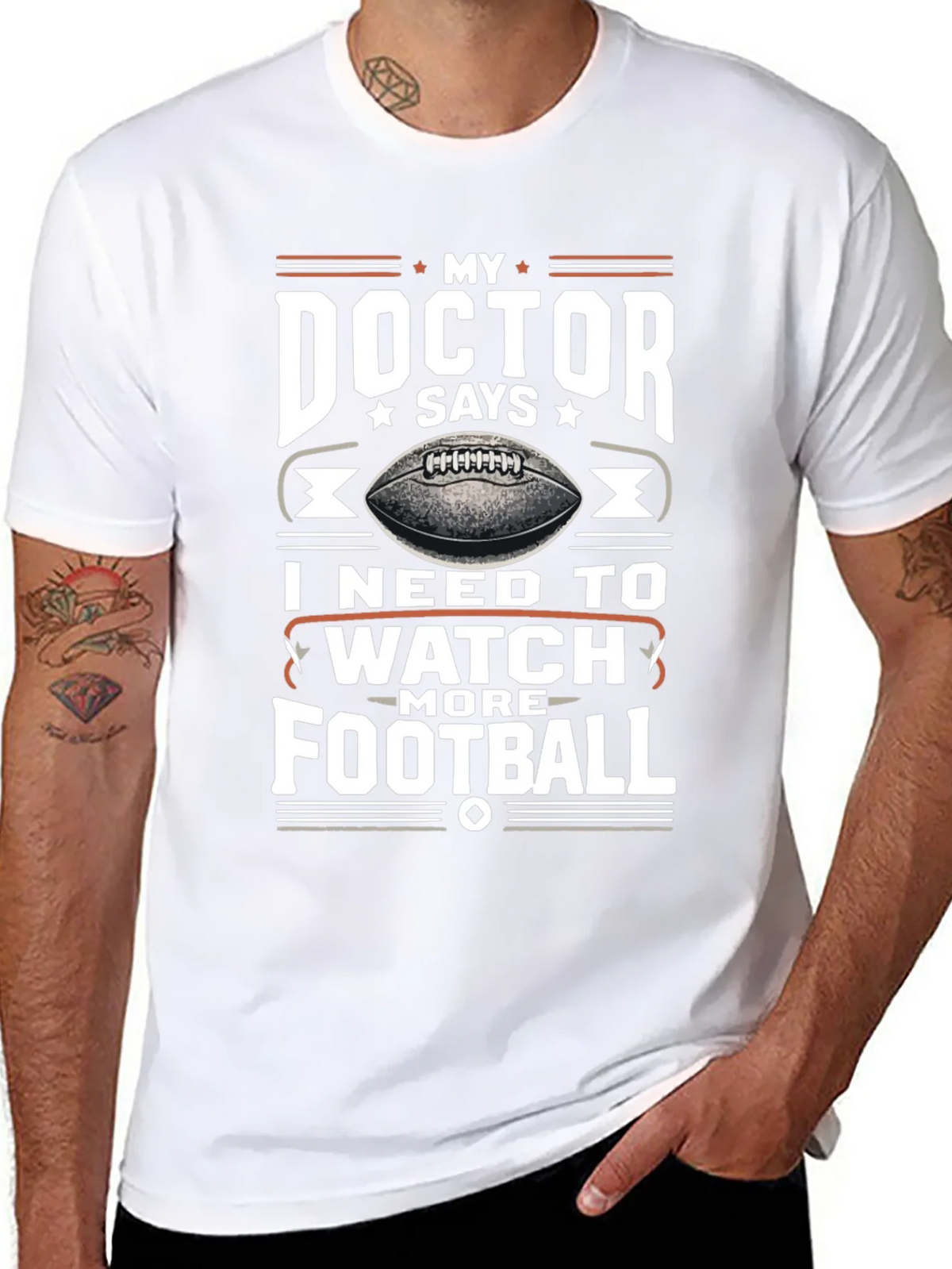 My Doctor Says Football T-Shirt product image 7