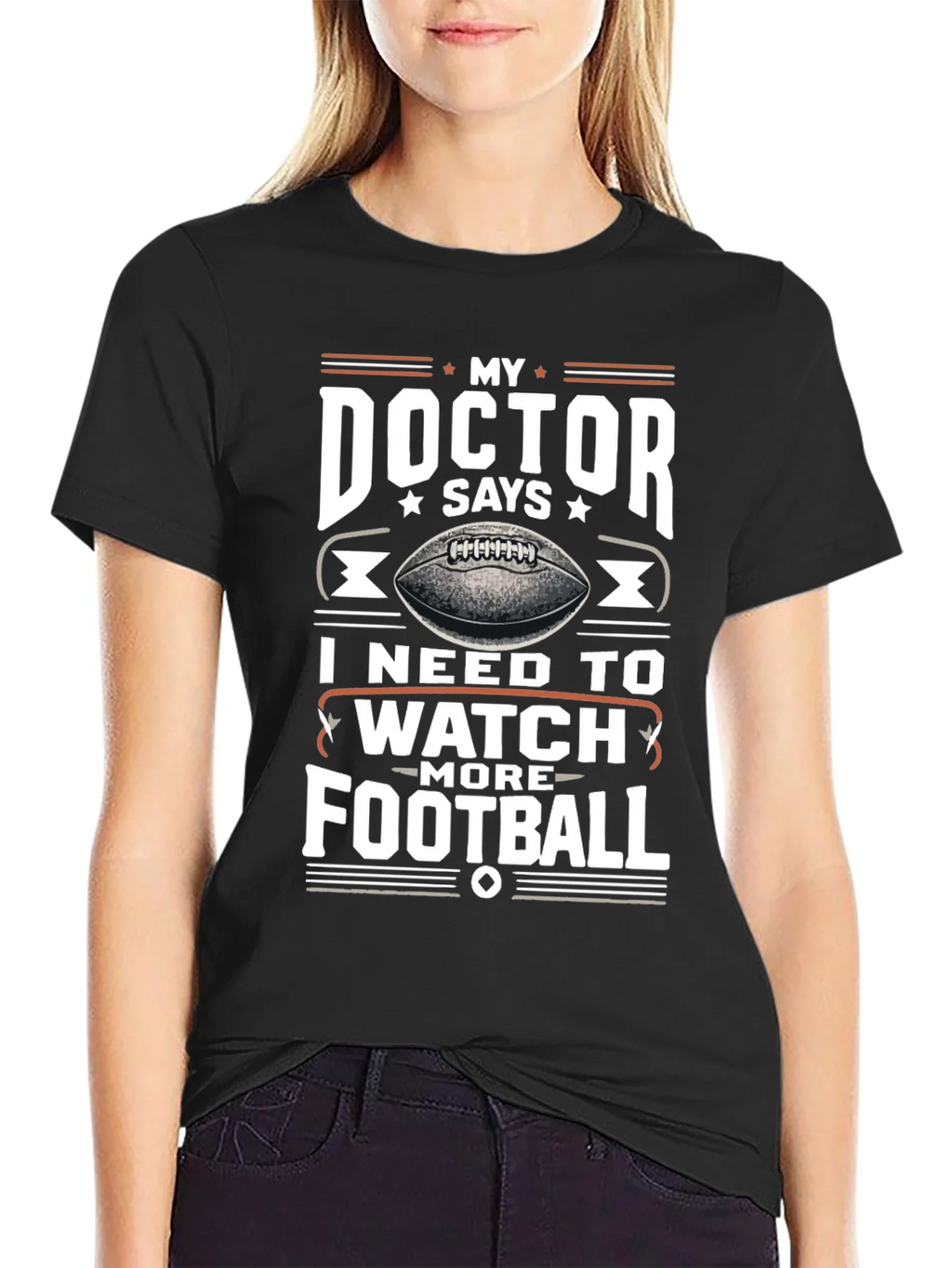 My Doctor Says Football T-Shirt product image 2