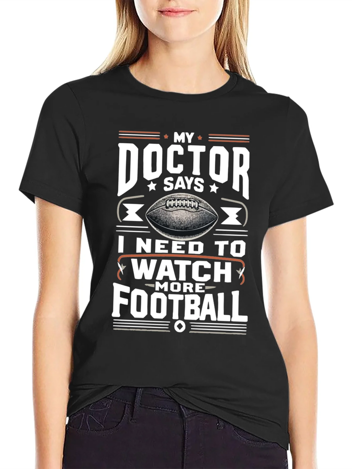 My Doctor Says Football T-Shirt product image 2