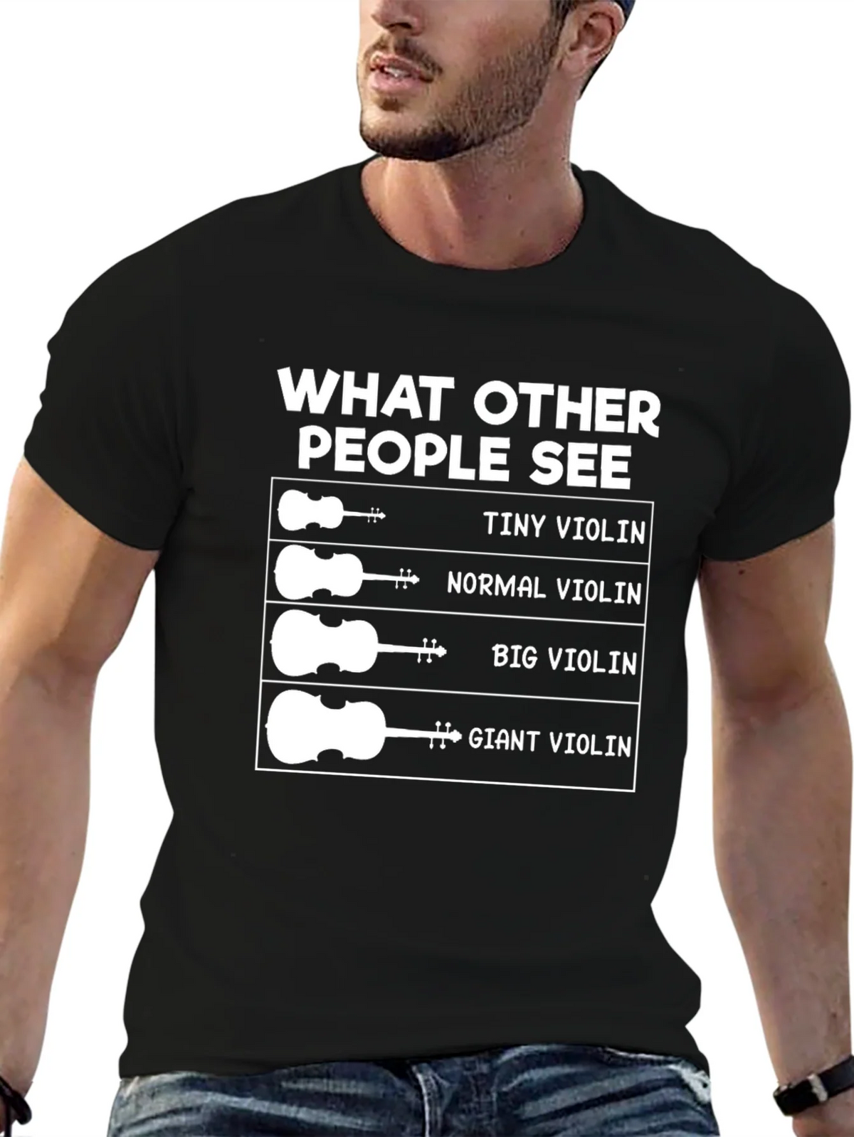 Funny Violinist T-Shirt - What Others See product image 6