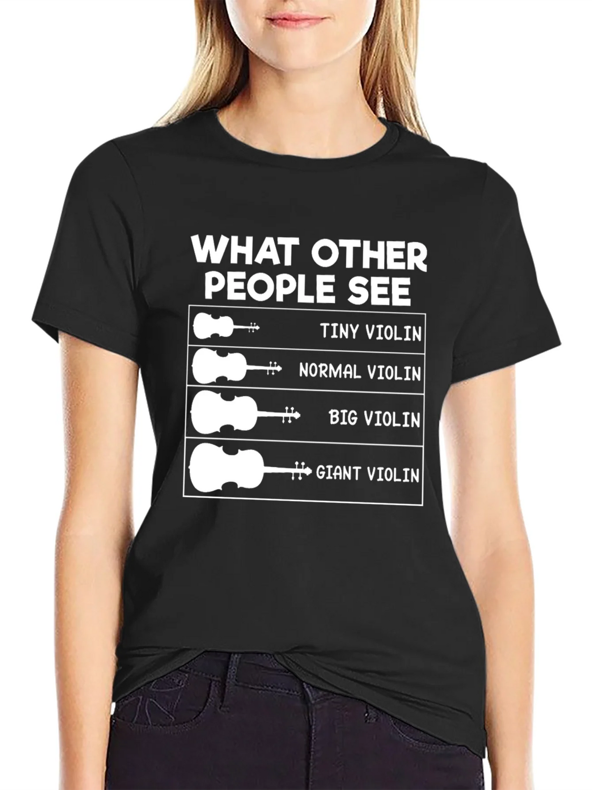Funny Violinist T-Shirt - What Others See product image 2