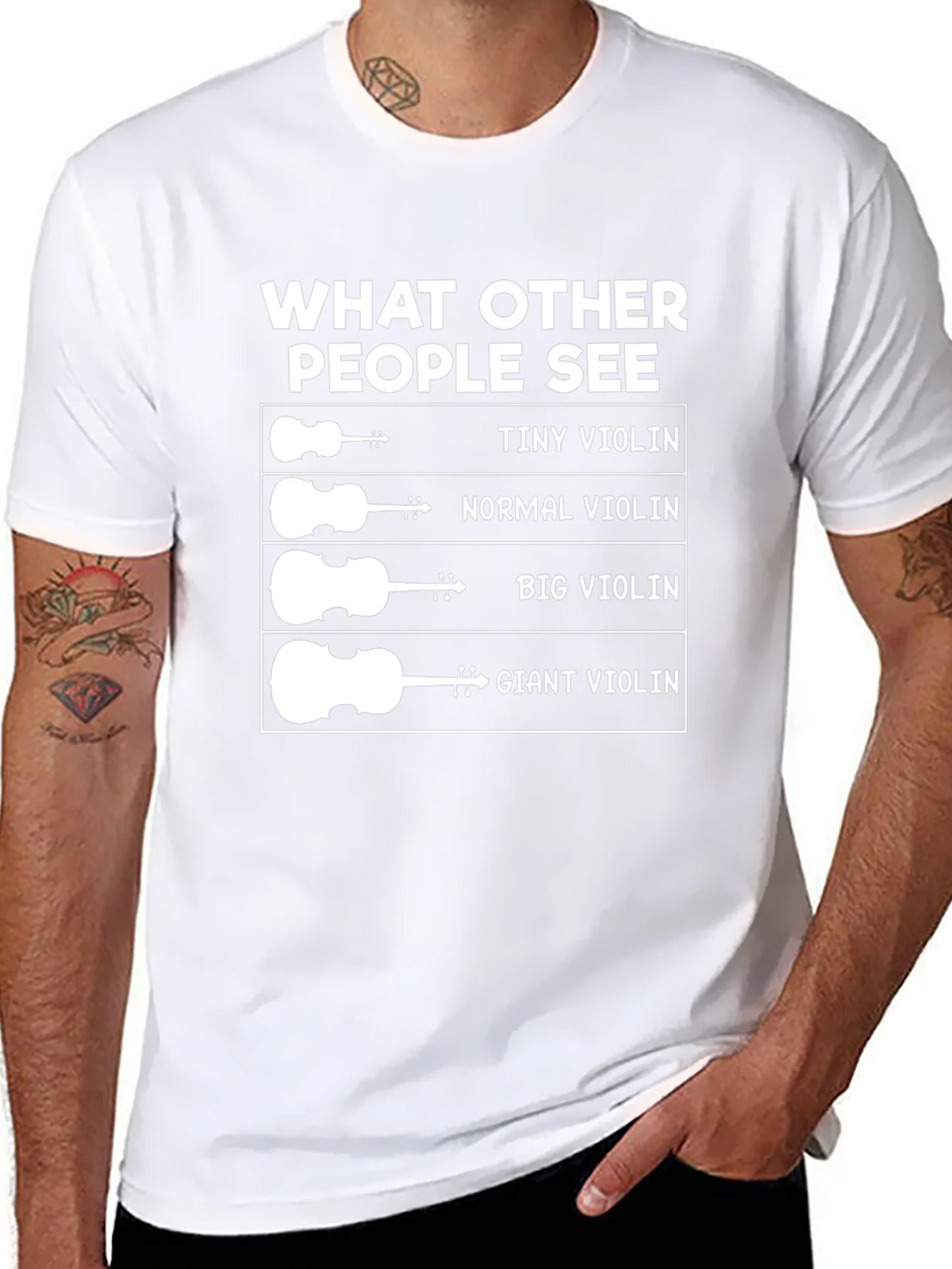 Funny Violinist T-Shirt - What Others See product image 7