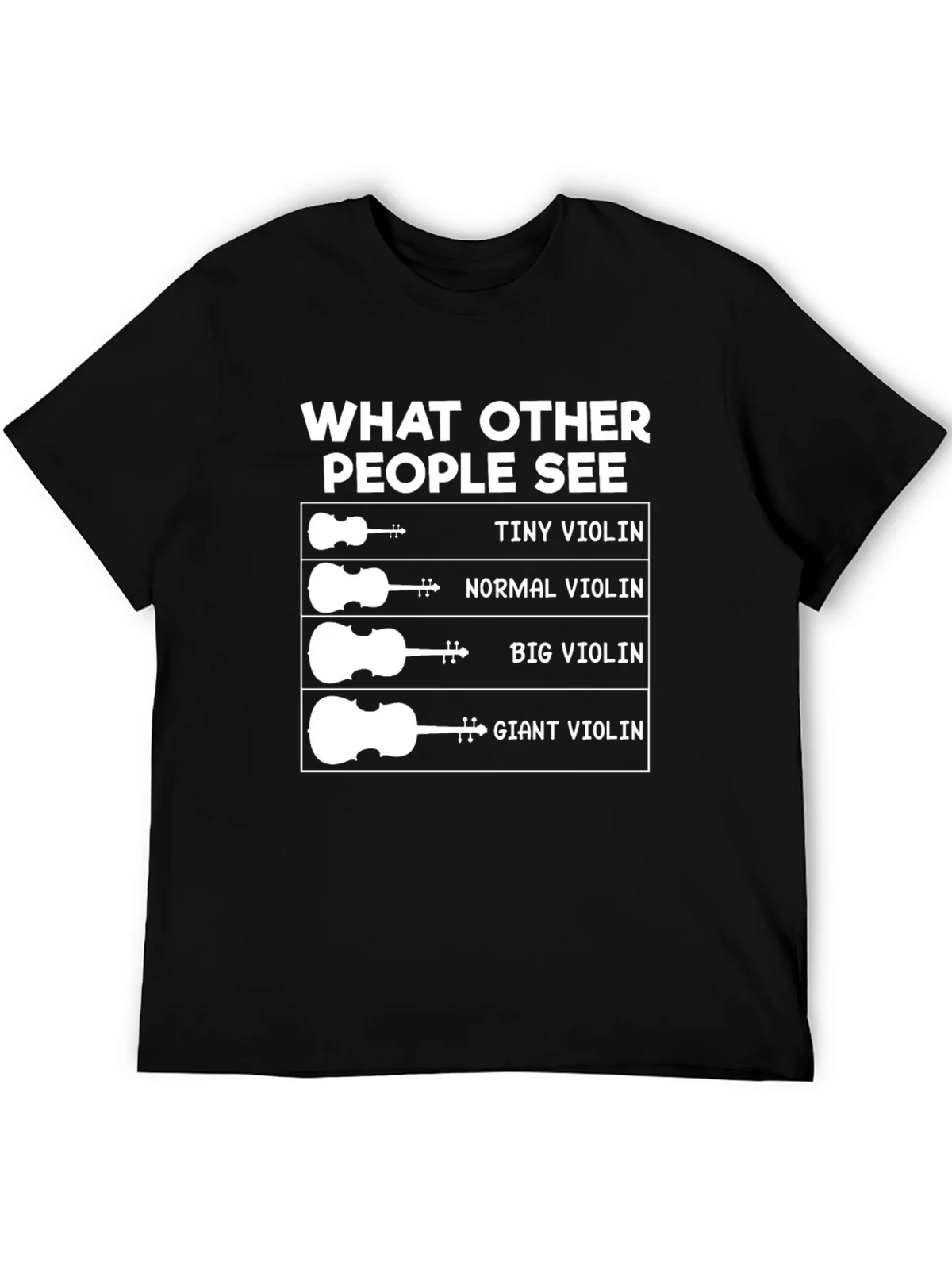 Funny Violinist T-Shirt - What Others See product image 5