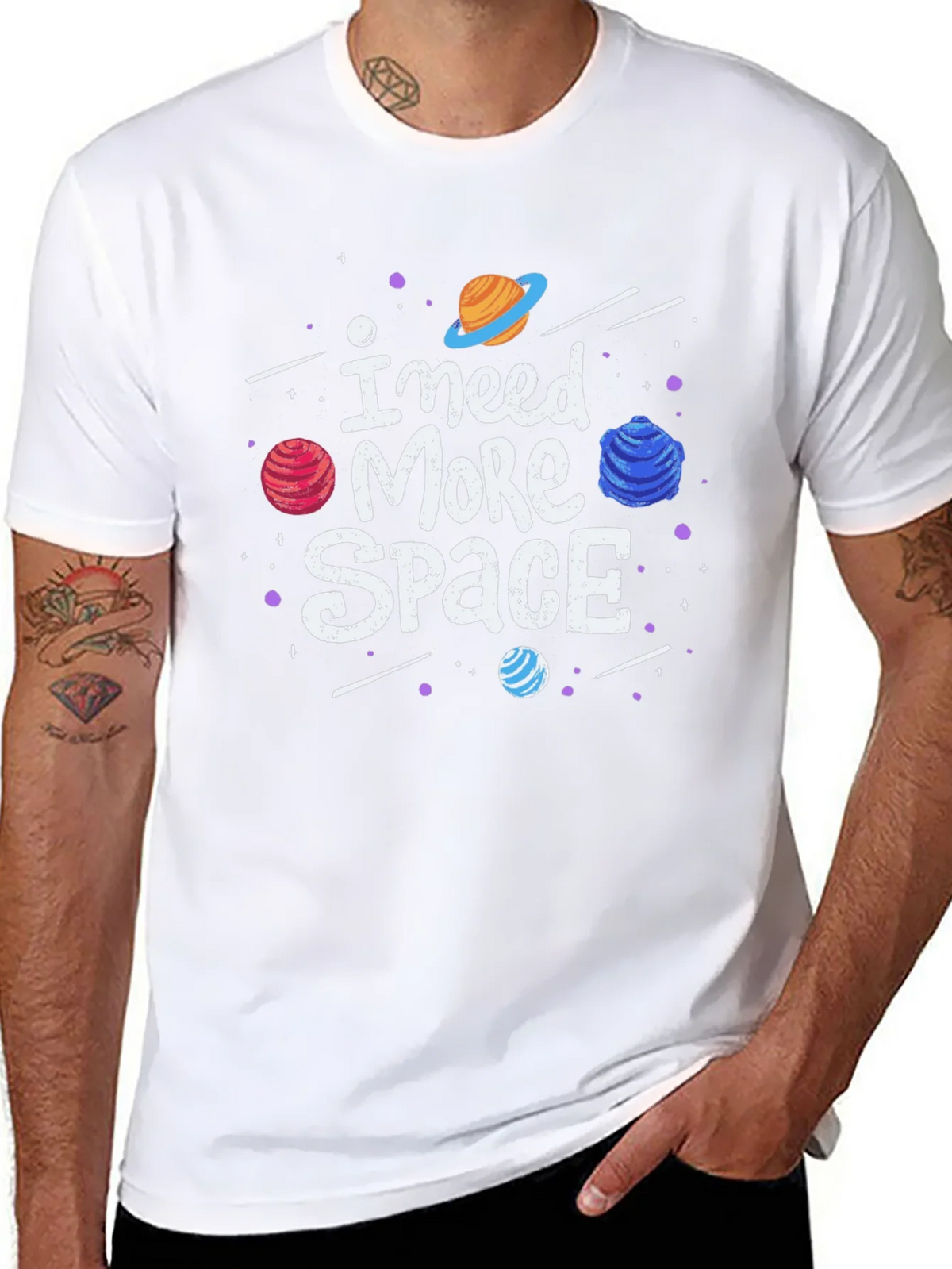 I Need More Space Graphic Tee product image 7