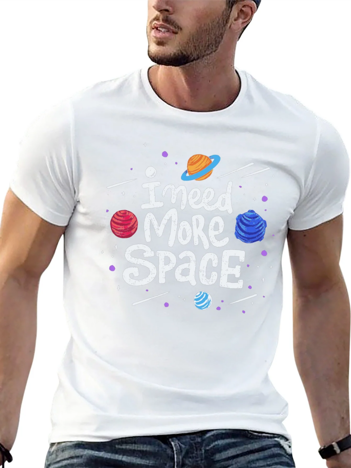 I Need More Space Graphic Tee product image 12