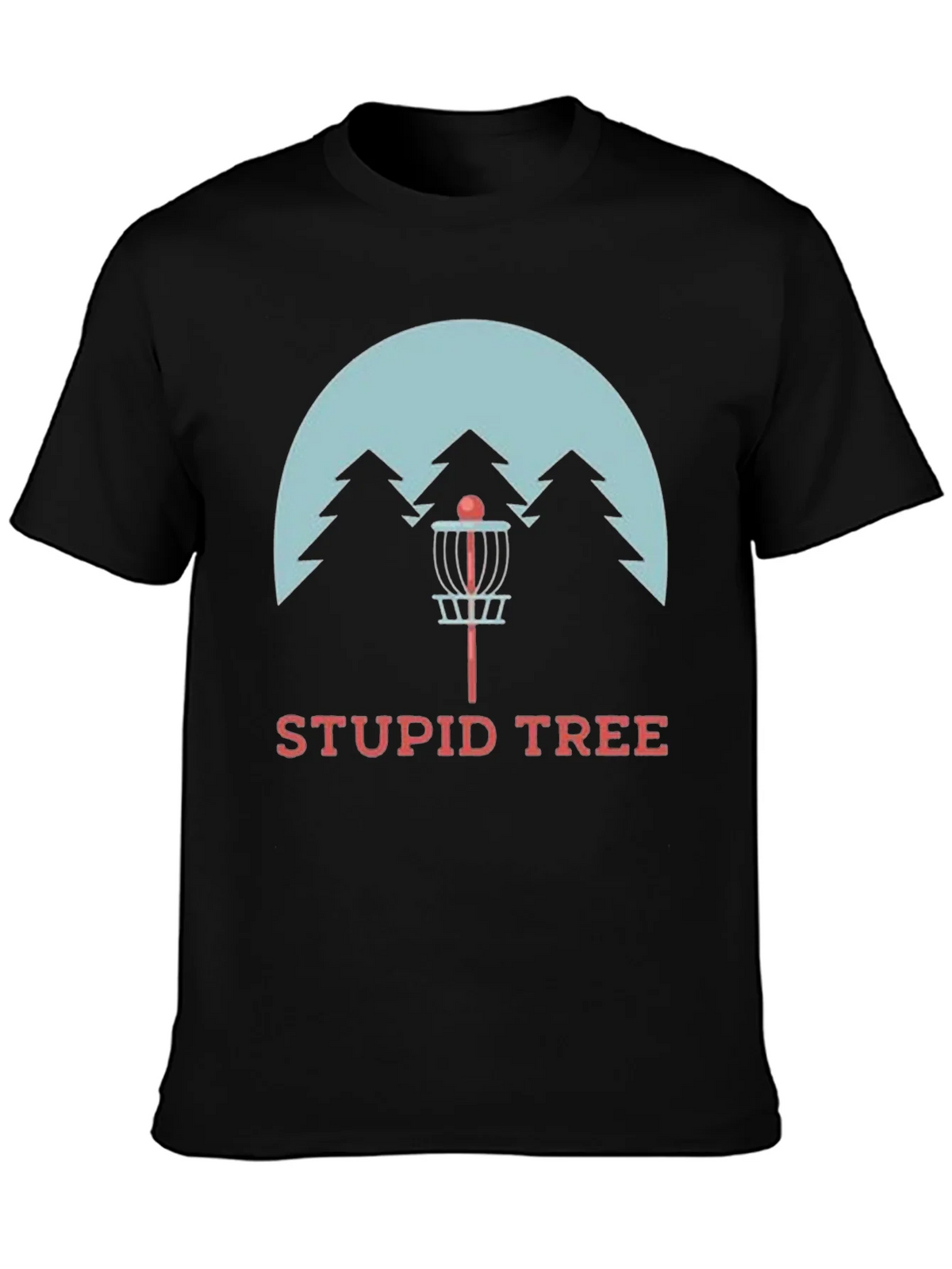 Stupid Tree Disc Golf T-Shirt - Funny Golfing Tee product image 3