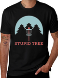 Stupid Tree Disc Golf T-Shirt - Funny Golfing Tee product image 1