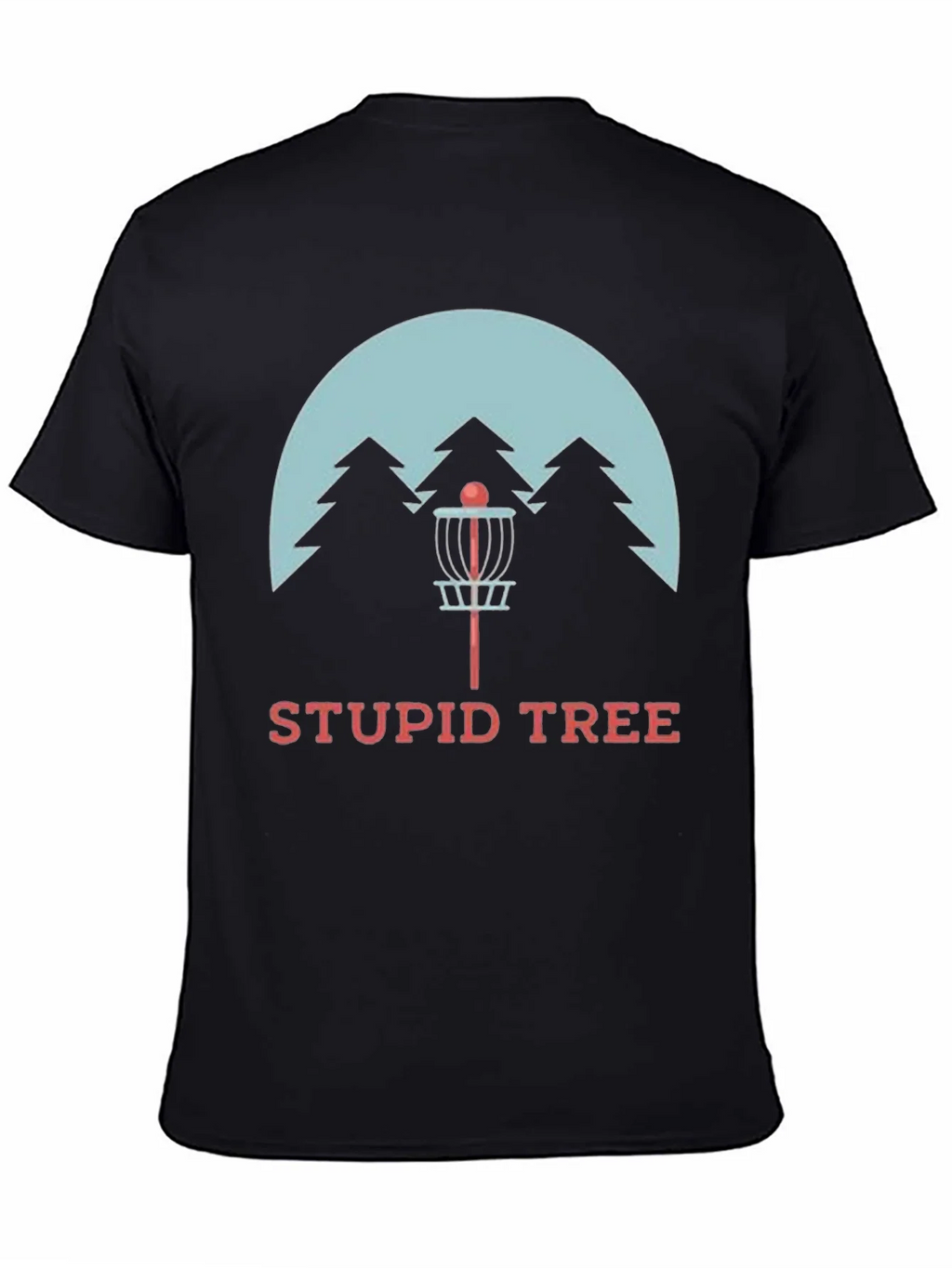 Stupid Tree Disc Golf T-Shirt - Funny Golfing Tee product image 4