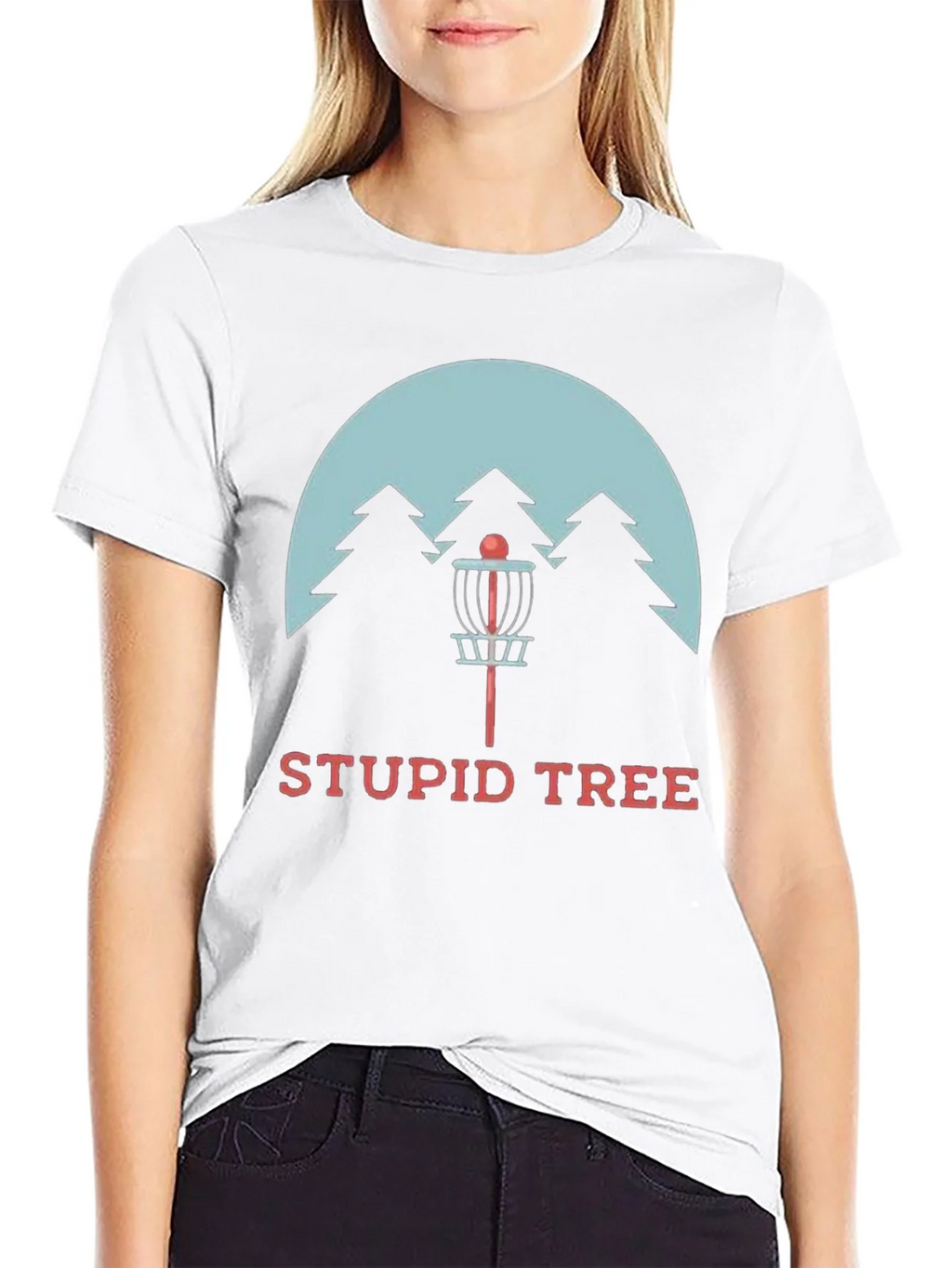 Stupid Tree Disc Golf T-Shirt - Funny Golfing Tee product image 7