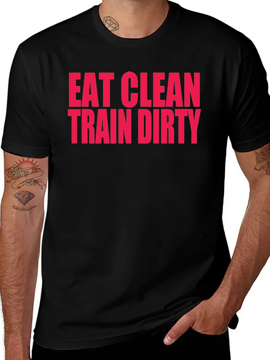 Eat Clean Train Dirty T-Shirt product image 1