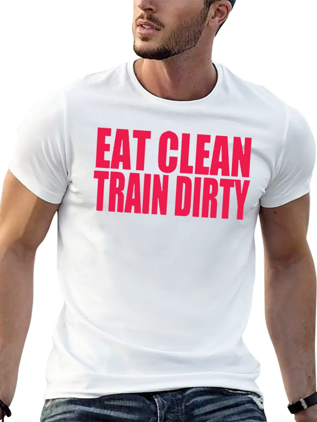 Eat Clean Train Dirty T-Shirt product image 12