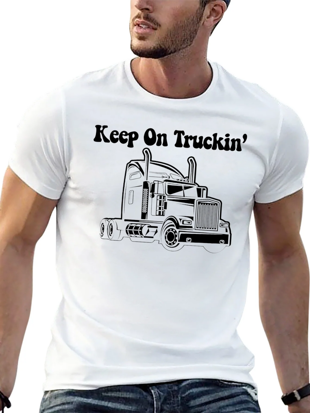 Keep On Truckin T-Shirt - Black product image 12