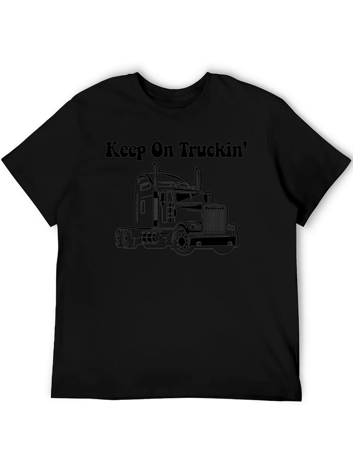 Keep On Truckin T-Shirt - Black product image 5
