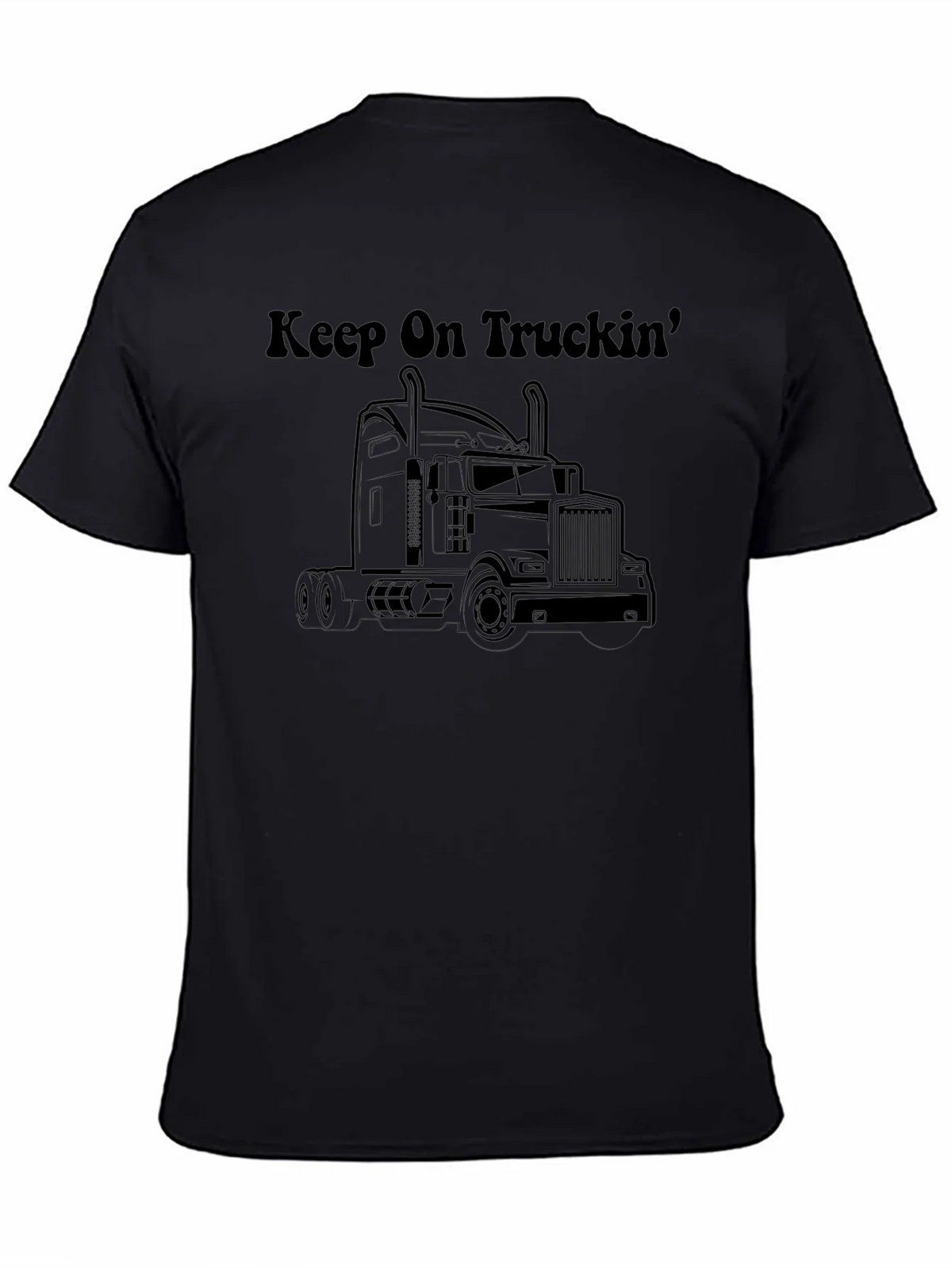 Keep On Truckin T-Shirt - Black product image 4