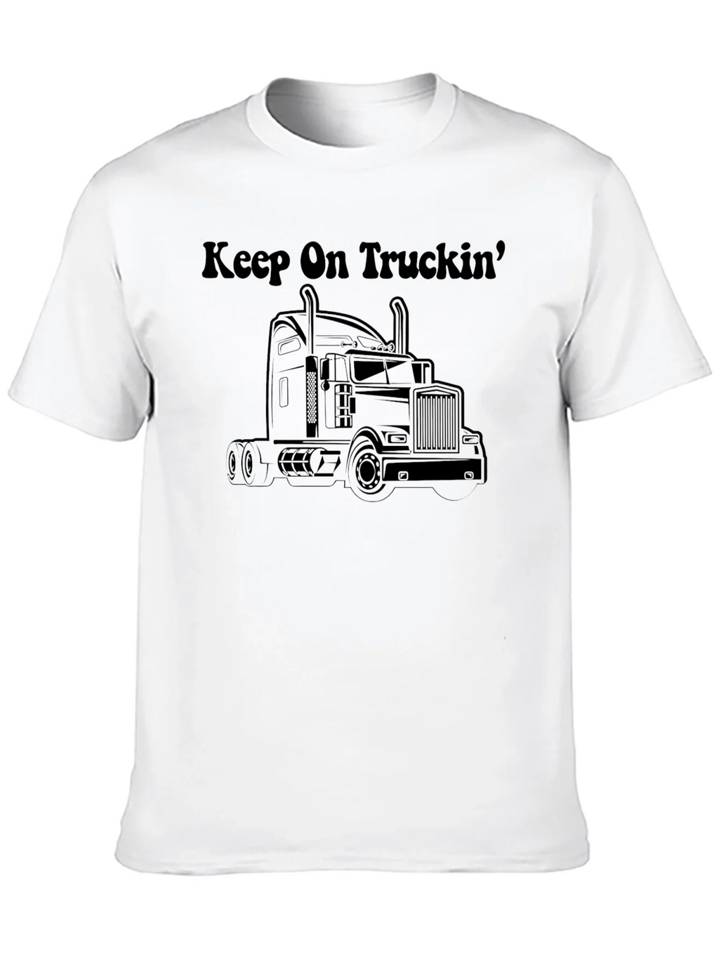 Keep On Truckin T-Shirt - Black product image 9
