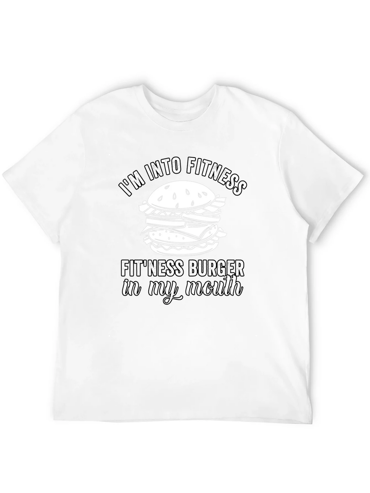 Fitness Burger T-Shirt - Funny Gym Workout Tee product image 11