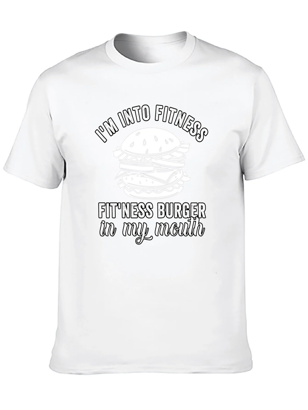 Fitness Burger T-Shirt - Funny Gym Workout Tee product image 9