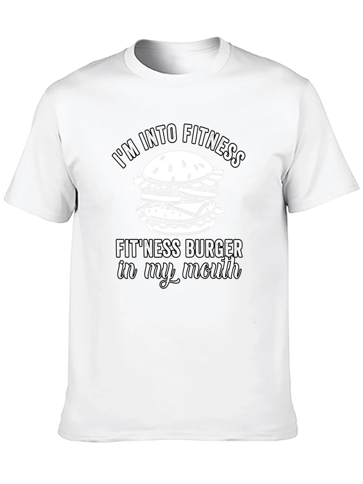 Fitness Burger T-Shirt - Funny Gym Workout Tee product image 9