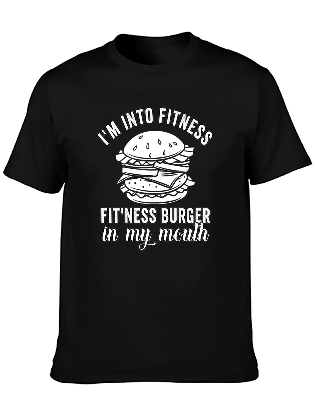 Fitness Burger T-Shirt - Funny Gym Workout Tee product image 3