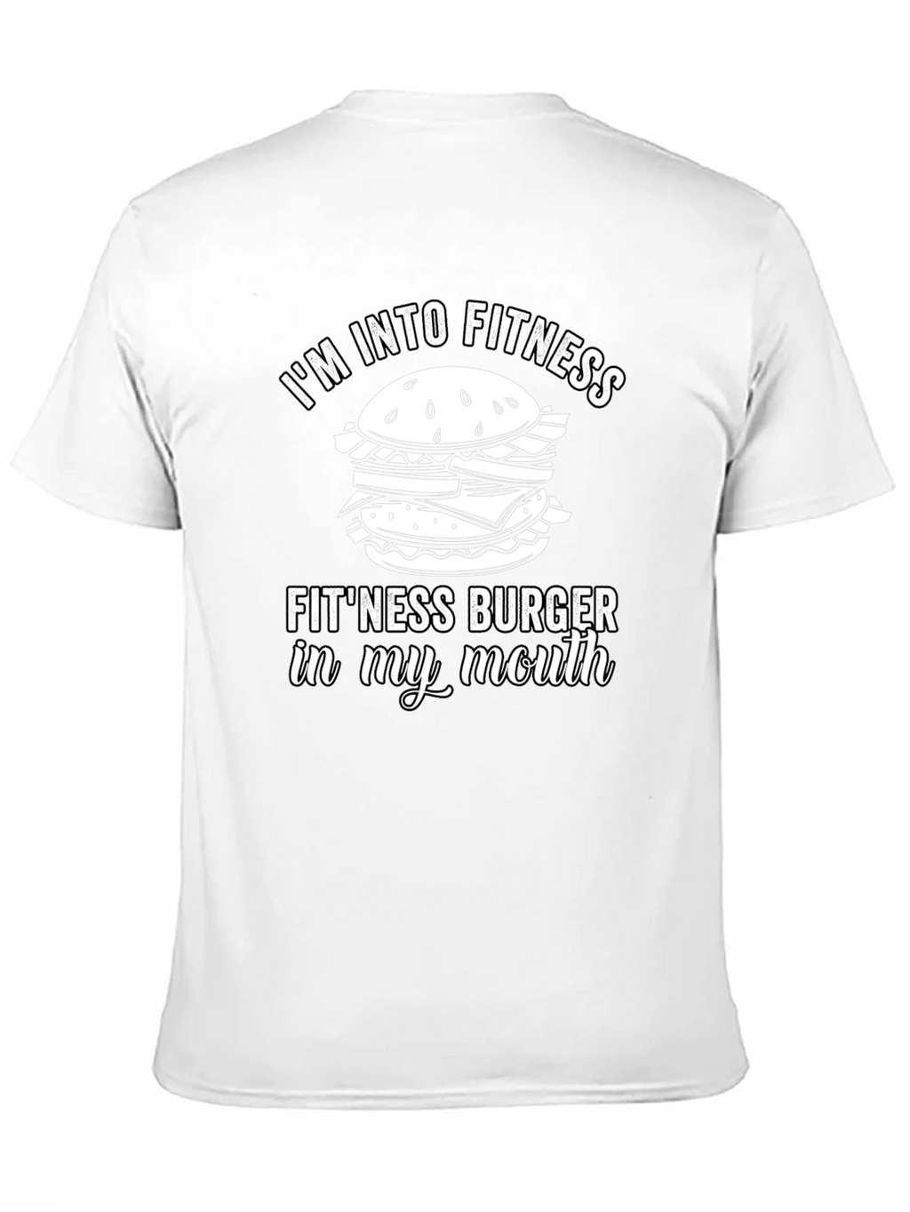 Fitness Burger T-Shirt - Funny Gym Workout Tee product image 10