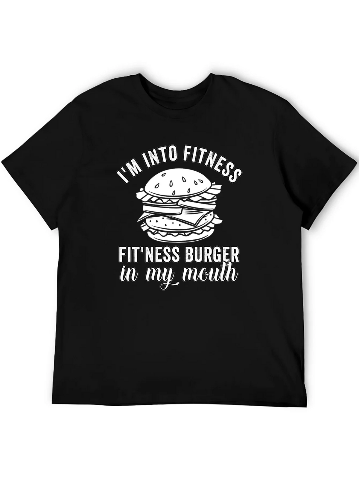 Fitness Burger T-Shirt - Funny Gym Workout Tee product image 5