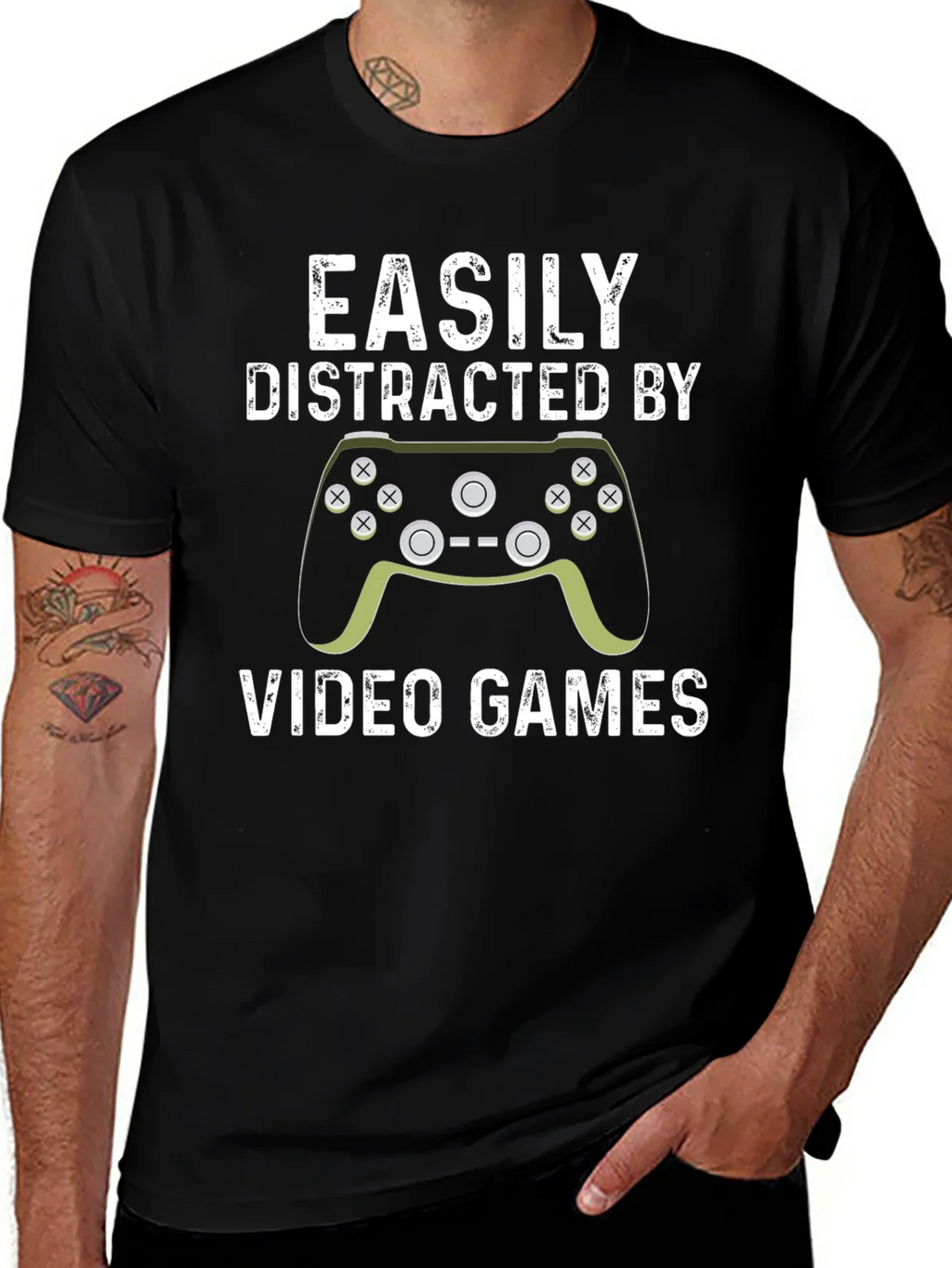 Easily Distracted By Video Games T-Shirt product image 1