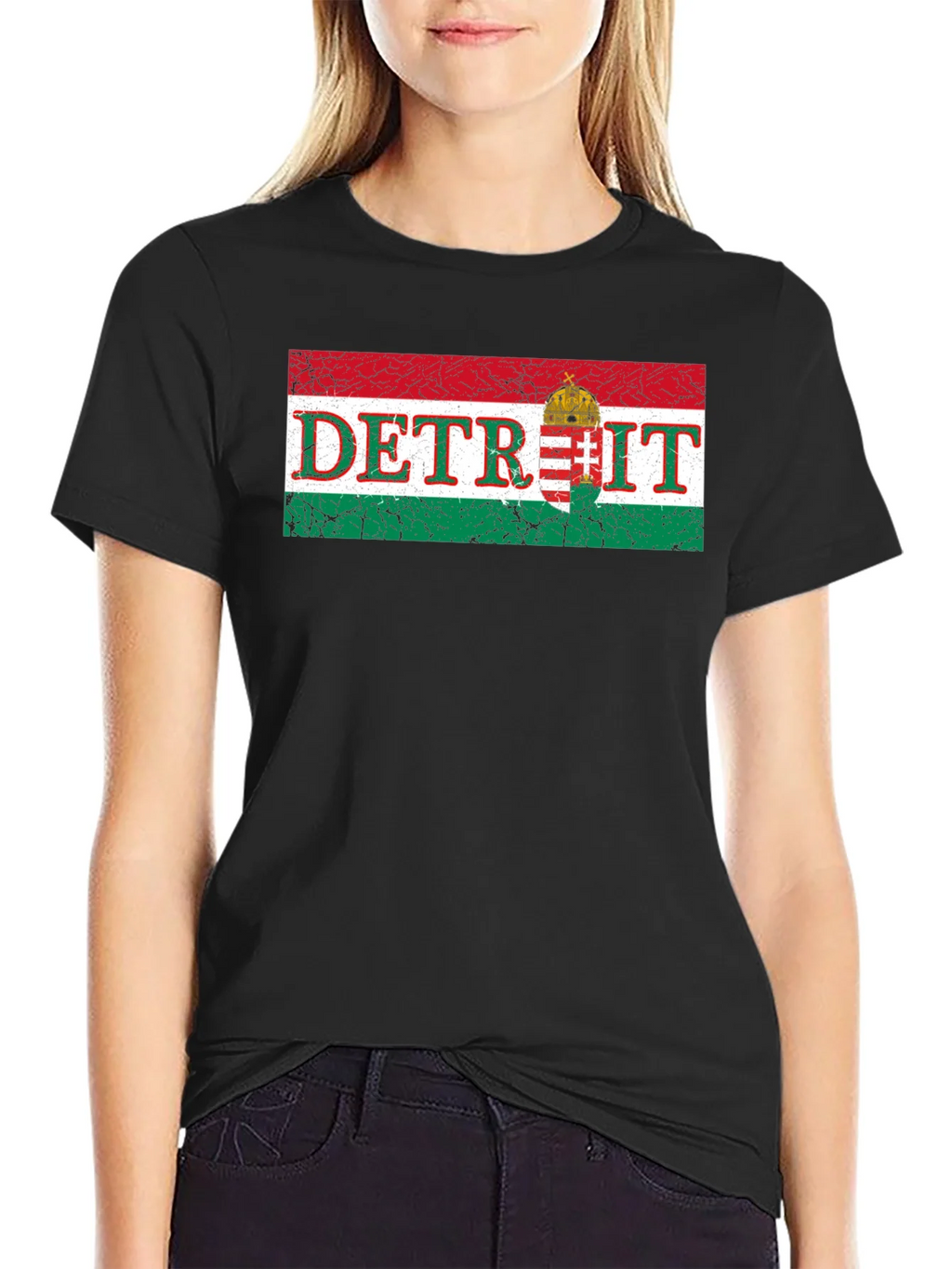 Detroit Hungarian Flag T-Shirt product image 2