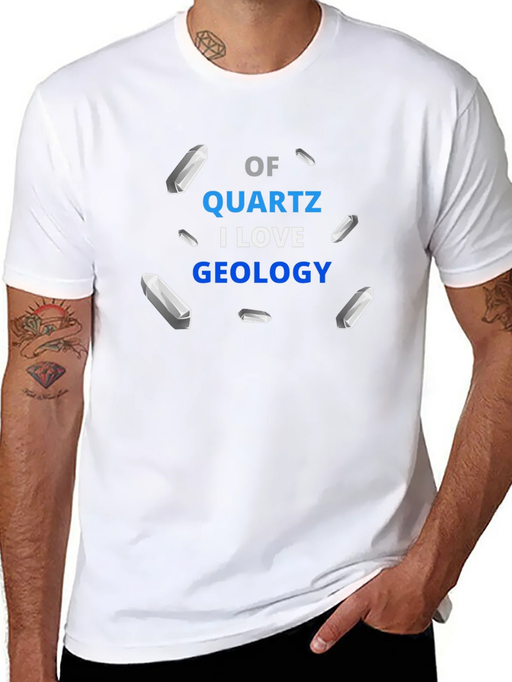 Quartz Geology T-Shirt - Mineral Lover Tee product image 3